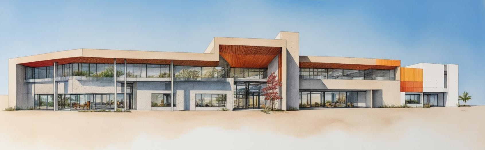 Newton Family Center artist rendering